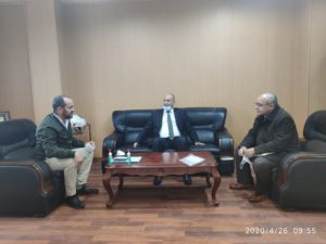 كوفيد 19: معاينة أجهزة ومعدات التحليل بالجامعة من طرف ممثل معهد باستور