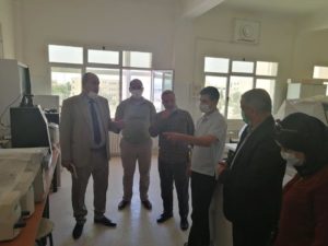 زيارة ميدانية للسيد مدير الجامعة لكلية علوم الطبيعة والحياة