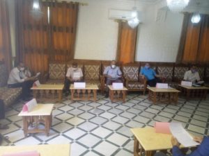 عقد إجتماع تحضيري للسيد مدير الجامعة لإثراء الانشطة العلمية و الثقافية و الرياضية الجامعية