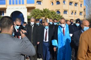 زيارة عمل وتفقد الأستاذ عبد الباقي بن زيان وزير التعليم العالي والبحث العلمي  لجامعة زيان عاشور بالجلفة