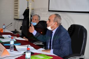 عقد اجتماع مجلس إدارة جامعة الجلفة يوم 2021/02/17 برئاسة الأستاذ جمال بن برطال مدير جامعة الاغواط
